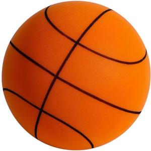 Silent Basketball, 2025 Upgrade Dribble Dream Silent Basketball The Handleshh Silent Basketball Dribbling Indoor, Foam Basketball Indoor Training Quiet Ball Gift for Youth (NO.7, Orange)