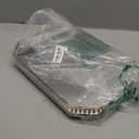 Glass and Gold TrayMirrored Tray for Cologne, Perfume and Gold Vanity Tray- Decorative Mirrored Vanity Tray with Cutout Design, Glass Base, Metal Jewelry Organizer (12.5" x 12.5" x 2")