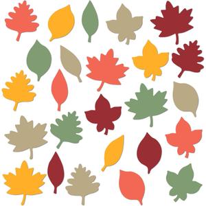 Hillban 250 Pcs Paper Fall Leaves Die Cuts Bulk Autumn Leaf Cutout Thanksgiving Autumn Leave Decor Multicolor Mixed Leaves for Fall Bulletin Board and Craft Projects Party Decor (2.4 Inches)