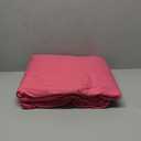 VACVELT 5 Piece Pinch Pleated Duvet Cover King Size Set, No Comforter, Hot Pink Pintuck Duvet Cover with Zipper & 8 Ties, Shabby Chic & Microfiber, 2 Pillow Shams, 2 Pillowcases