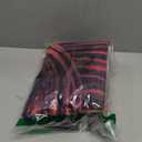 AOFOTO 9x6ft Great Black and Red Theme Birthday Photography Backdrop Pearls Feather Room Wall Art Decor Roaring 20s Retro Background Party Supplies Kids Adults Portrait Decoration Banner Props