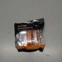 Partsam 2PCS 3 LED Truck Trailer Front Rear LED Side Marker Lights [DOT Approved] indicator Lamp Sealed & Waterproof Surface Mounted Installation Amber 3.9"