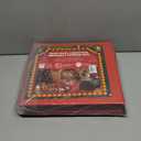 WDZREE Large Christmas Ornament Storage Box,4 Tier Holds Up to 128 Holiday Ornaments 3-Inch, Xmas Decorations Accessories Bag with Dual Zipper Closure,Made of Durable 600D Oxford Fabric (Red)