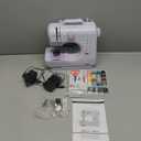 Sewing Machine Portable mini Electric Sewing Machine for beginners 12 Built-in Stitches 2 Speed with Foot PedalLight, Storage Drawer.