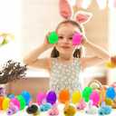 24 Pack Easter Egg Fillers Plush Bunny Toys, Easter Eggs Hunts Filling Easter Basket Stuffers Squeeze Stress Relief Toys for Kids Toddler Teens Boys Girls