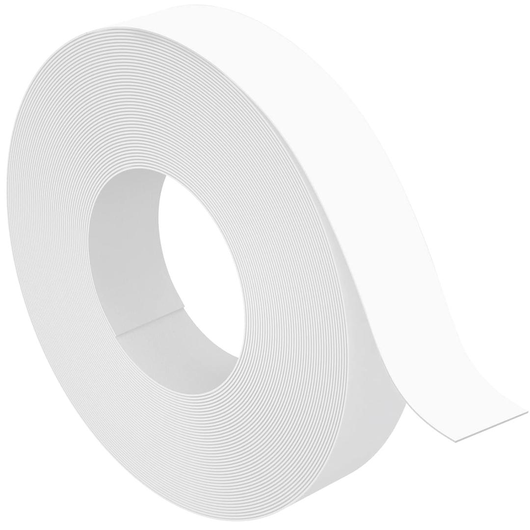 White Edge Banding, 7/8 inch x 250ft roll of Veneer Edge Banding -Pre-glued Flexible Edging, PVC Tape Banding on with Hot Melt Adhesive Easy Application for Cabinet Repair Furniture Restoration