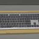 TECKNET Bluetooth Keyboard Rechargeable, 4-Device Free Switching (2.4G+BT), Ultra-Slim Full Size Wireless Keyboard, Quiet Typing, for PC/Laptop/Smart TV/Phone, Adjustable Stand, 12 Multimedia Keys