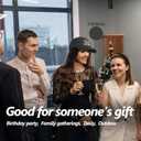 2 x Birthday Gifts for Him Her, Unique Gifts for for Men Women, Vintage Hat