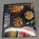 Rice Robot Personal Rice Cooker, PFAS-free, Nonstick. 1 Quart Capacity, with Stainless Steel Steamer Tray, Measuring Cups, Recipe Book with 60 Recipes, and Serving Spoon, As Seen On TV