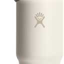 Hydro Flask Travel Water Bottle - Insulated Stainless Steel - Wide Straw Lid, Non Spill, Leakproof in 32 Oz Ivory