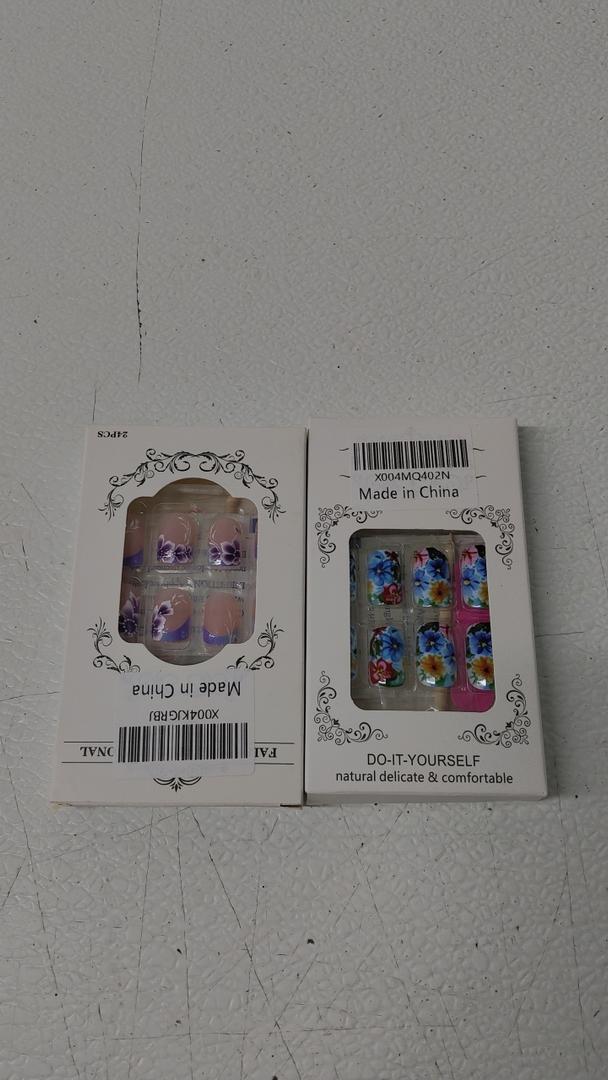 48 Pcs Tip Fake Nail,  Nail Art