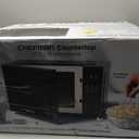 Chefman Countertop Microwave Oven 1.1 Cu. Ft., 1000 Watts with 10 Power Levels, 6 Cooking Presets with One-Touch Express Cook, Eco Mode, Child Safety Lock, & Mute Button - Black