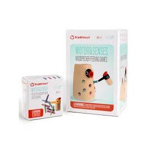 TOP BRIGHT Montessori Toys for 2 Year Old Girl and Boy, Woodpecker Worm Toy Magnetic Bird Feeding Game