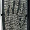 3D Pin Art Toy, Large Size 6 X 8Unique Metal 3D Pin Art Board for Kids & Adults (Silver, Metal)