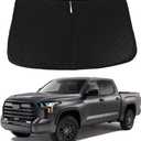 D-Lumina Windshield Sun Shade - Compatible with Toyota Tundra (Limited, SR5, Platinum, TRD Pro) 2022 2023 2024 2025 - Upgraded 3 Layers 240T Material, Foldable Front Window Sun Shield Protector