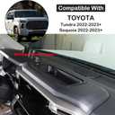 Aunginsy Car Center Console Storage Tray Compatible with Toyota Tundra/Sequoia 2022-2023 Dash Storage Insert Mounted ABS Accessories