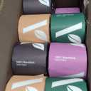 Amazon Aware 100% Bamboo 3-Ply Toilet Paper, Unscented, 24 Rolls, FSC Certified, 350 Sheets, 8400 Count, Pack of 24, Plastic-Free