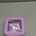 KOTORA Small Makeup Bag for Purse Cute Travel Makeup Bag Clear Cosmetic Bag with Zipper, Car Make Up Bag Organizer Storage Traveling Car Accessories Travel Essentials for Women (Mini Purple)