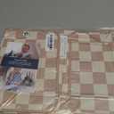 Tiny Twinkle Portable Diaper Changing Pad | Waterproof, Wipeable & Compact Baby Changing Pad for Travel | Smart Wipes Pocket & Organized Storage| Newborn Shower Gift (Beige Checkers)