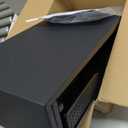 gianotter Dual Monitor Stand Riser, Desk Organizer With Drawer and 2 Pen Holders, Computer Monitor Stand, Shelf for Top of Desk, Black
