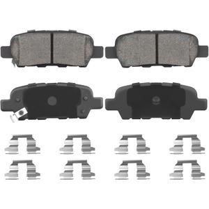 Rear Ceramic Brake Pads Set for Nissan Altima Pathfinder 350Z 370Z, for Infiniti EX/FX/G/M/35 37 45, for Q50 QX60 Q70 4PCS