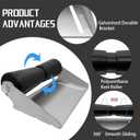 8", 12" Boat Trailer Keel Roller Assembly Kit with Bracket and Roller Shaft, Galvanized Steel, Includes Mounting Bolts, Enhanced Rollers for Easy Launch and Smooth Transport