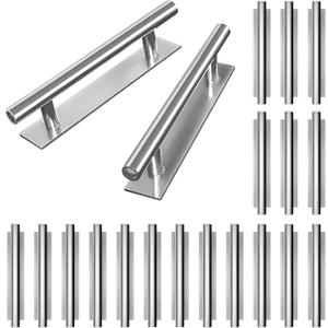 kwa heri Self-Stick Push Pull Helper 20 Pack Hidden Cabinet Handle ABS Plastic Door Window Wardrobe Handle Instant Cabinet Drawer Furniture Handles