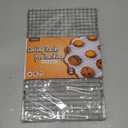 Cooling Rack for Baking 2-Pack, 16x10 Inches Baking Rack, Thick Wire Cookie Rack for Cooking, Roasting, Grilling, Drying, Oven Safe, Fits Half Sheet Pan, Silver