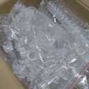 40 PCS Disposable Martini Glasses for Parties 5oz Martini Tall Cup,Plastic Martini Glasses Disposable,Tall Martini Plastic Cups for Wedding Party Bowl Wine Ice Cream Fruit