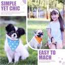 Frienda 20 Pieces Point Adjustable and Washable Dog Bandana Triangle Scarf Kerchiefs Dog Bib Accessories for Small to Puppy Cat(Polka Dots)