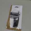 Prime-Line K 5007 Screen and Storm Door Push Button Latch Set With Night Lock, Fits Doors 5/8  1-1/4 In. Thick, Black Finish (Single Pack)