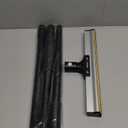 Carpet Rake for Pet Hair Removal  Carpet Scraper  Dog & Cat - Pet Hair Broom for Rugs, Furniture  Adjustable Rug Broom for Pet by Okkbi (Black)