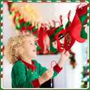 Coopay 144 Pieces Candy Cane Pens Christmas Pens with Black Ink for Christmas Holiday New Years Home Decor Party Gift, 7.5 Inches (Red & White Stripes)