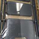 3 Step Ladder, Folding Step Stool with Wide Anti-Slip Pedals, 500lbs Sturdy Steel Ladder with Handrail, Space-Saving, Portable for Home & Adults, Black