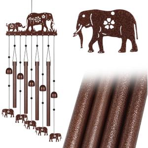 Elephant Wind Chimes for Outside,Memorial Wind Chimes Gifts for Women and Grandma,Patio Garden Decor,Windchime in Loving Memory Outdoor Decoration for Yard, Patio, Porch, Lawn, Landscape