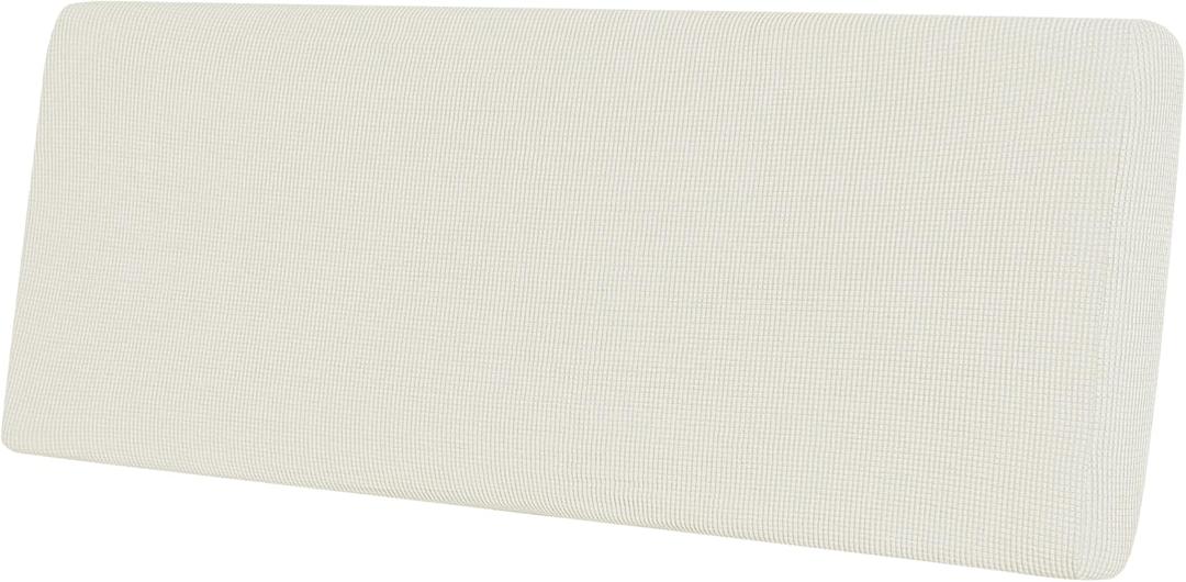Easy-Going Stretch Cushion Cover Sofa Cushion Furniture Protector Sofa Seat Sofa Slipcover Sofa Cover Soft Flexibility with Elastic Bottom (Sofa Cushion, Cream)