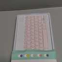 Rechargeable Bluetooth Keyboard and Mouse Combo, Universal Ultra-Slim Wireless Keyboard Mouse Set for Android Windows iPad iPhone Samsung Tablet Portable Compact Keyboard Set (Pink)