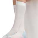 Doc Miller TED Hose Knee High Anti Embolism Stockings for Women & Men, Hospital Style Surgical Stockings, Plus Size White Compression Socks 15-20mmHg, Support Hose with Inspection Hole (M-5XL)