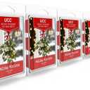 2 x UCC Christmas Wax Melts, Premium Plant Based Natural Soy Scented Melts Cubes, Wax Melts Tarts, Colored Wax Melt Gift - Holiday Mistletoe-4 Pack
