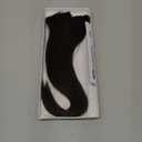 Elailite Short Clip in Hair Extensions Real Human Hair 6PCS Lace Weft Remy Hairpieces for Women Adding Volume 12 Inch Dark Brown