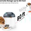 Potaroma Dog Puzzle Feeder Toy, Interactive IQ Training, Electronic Treat Dispenser, Automatic Rechargeable with Remote for Food Dispensing, All Breeds, 280ml Capacity