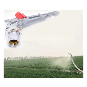 YIYIBYUS 2 Inch Irrigation Spray Gun, 65-80M Large Impact Area 360 Adjustable Water Sprinkler for Large-Scale Agricultural Irrigation
