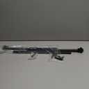 Curtain Rods for Windows 35-47 inch, 5/8 inch Matte Black Curtain Rod with Brackets Adjustable Telescoping for Bedroom Kitchen Study Living Room