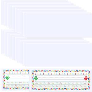Nameplate Pocket Self Adhesive Nameplates Covers for Students Desk 40 Pcs (4.7*13in)