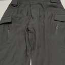 FLYFIREFLY Men's Ripstop Tactical Cargo Pants Water Resistant Quick Dry Hiking Work Pants with Multi-Pockets(No Belt) (34, Black)