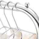 Whitmor Commercial Rolling Laundry Butler with Wire Storage Rack