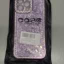 BF2JK for iPhone 16 Pro Max Case, Glitter Crystal Diamond Sequin Design, Shiny Bling Luxury Phone Case for Women Girls, Aesthetic Cute Full Protection, Soft TPU Slim Shockproof Phone Case, Purple