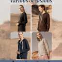 Women's Stretch Athletic Full Zip Hoodie - Kangaroo Pockets, Comfort Workout Jacket for Active & Relaxed Days (M)