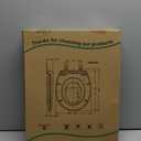 Toilet Seat with Toddler Seat, Potty Training Toilet Seat Round 2 in 1 Soft Close Quiet No Slapping, Magnetic Absorption, Easy to Install and Clean,White