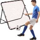 4X4FT Soccer Rebounder Net-Adjustable Angle, Steel Frame
Portable Folding Rebounders for Passing & Shooting Practice, Easy Setup, Training Equipment for Teens & Adults